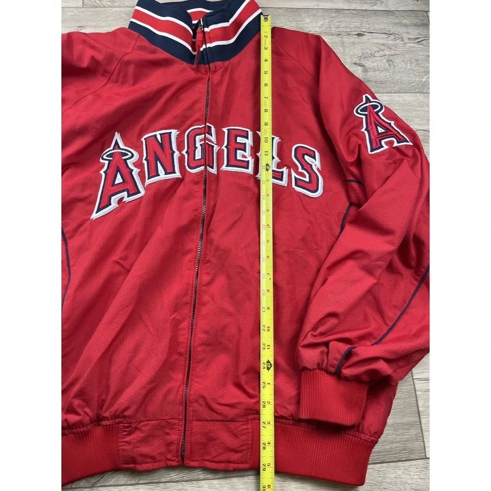 Vintage Anaheim Angels Majestic Men's XXL 2XL Authentic Dugout Bomber Jacket MLB